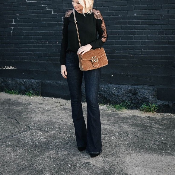 GUCCI medium marmont velvet bag - Picture 4 of 14